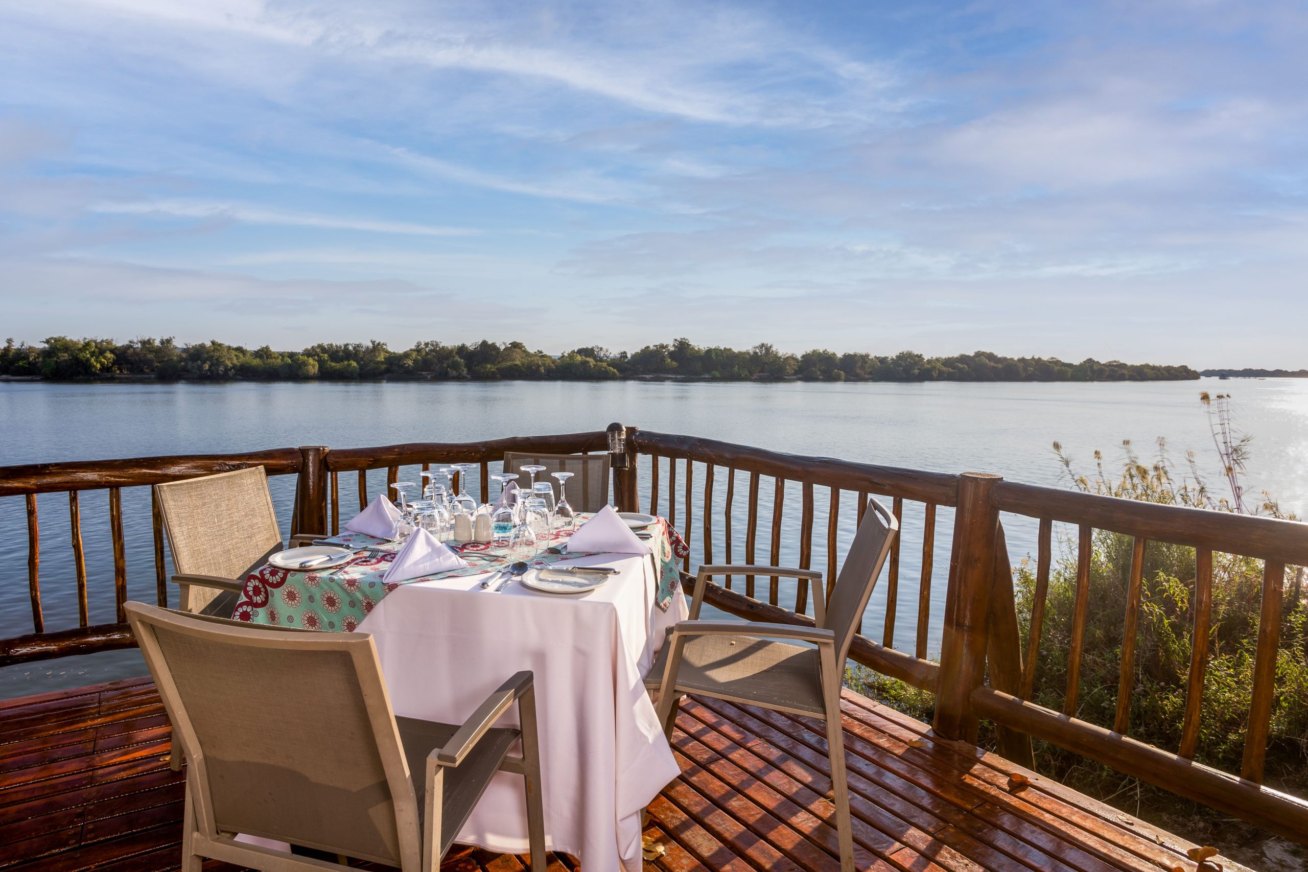 Gwembe deck David Livingstone Safari Lodge